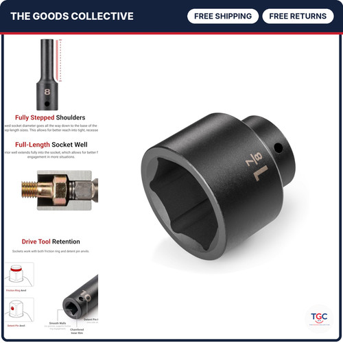 Drive 7 8 shallow - 1-7/8",